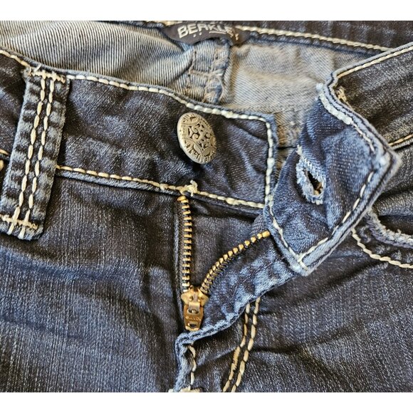 Silver Jeans Berkley Straight Women's Size 26/32 Blue Stretch - Picture 4 of 14